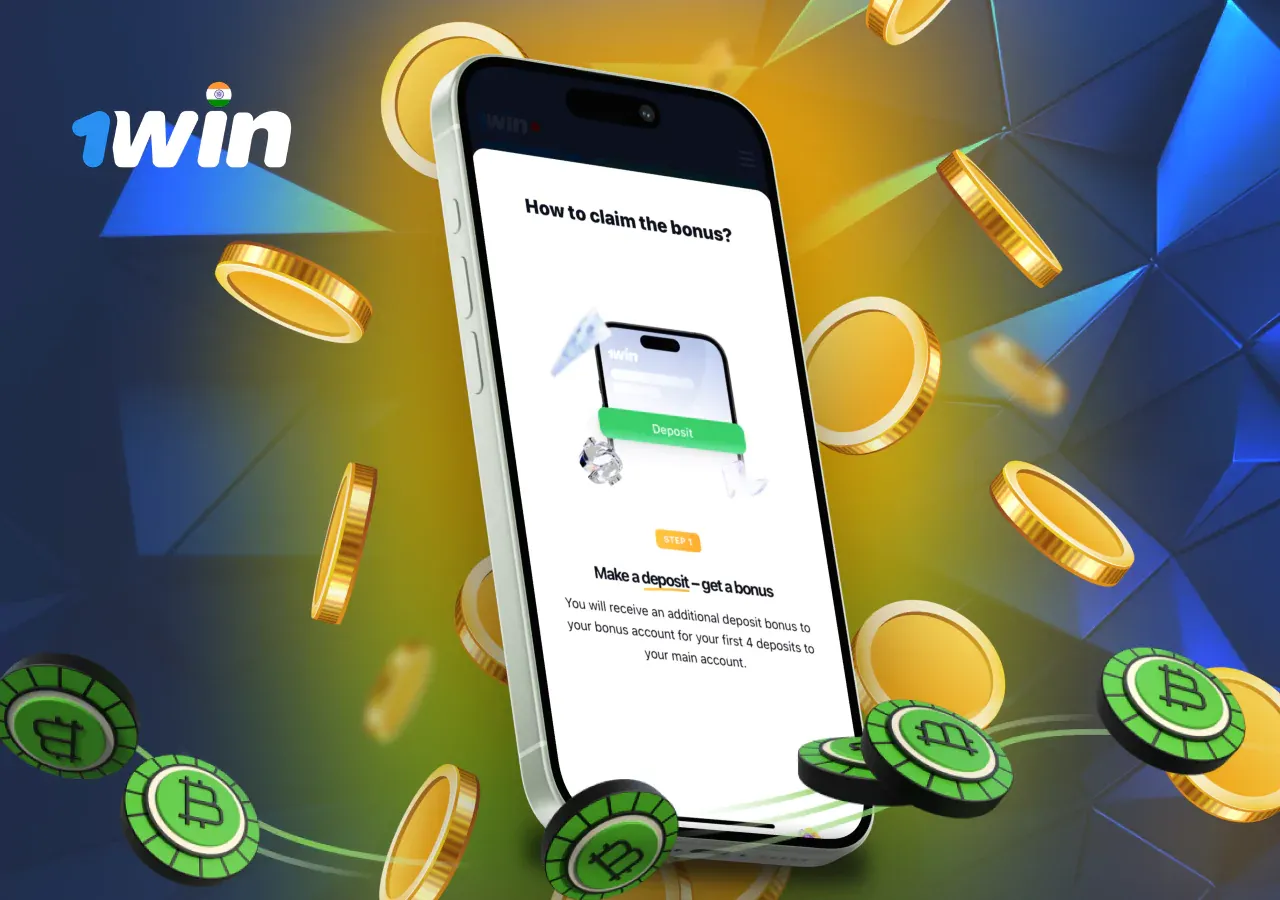 1win Cashier deposits and withdrawals illustration